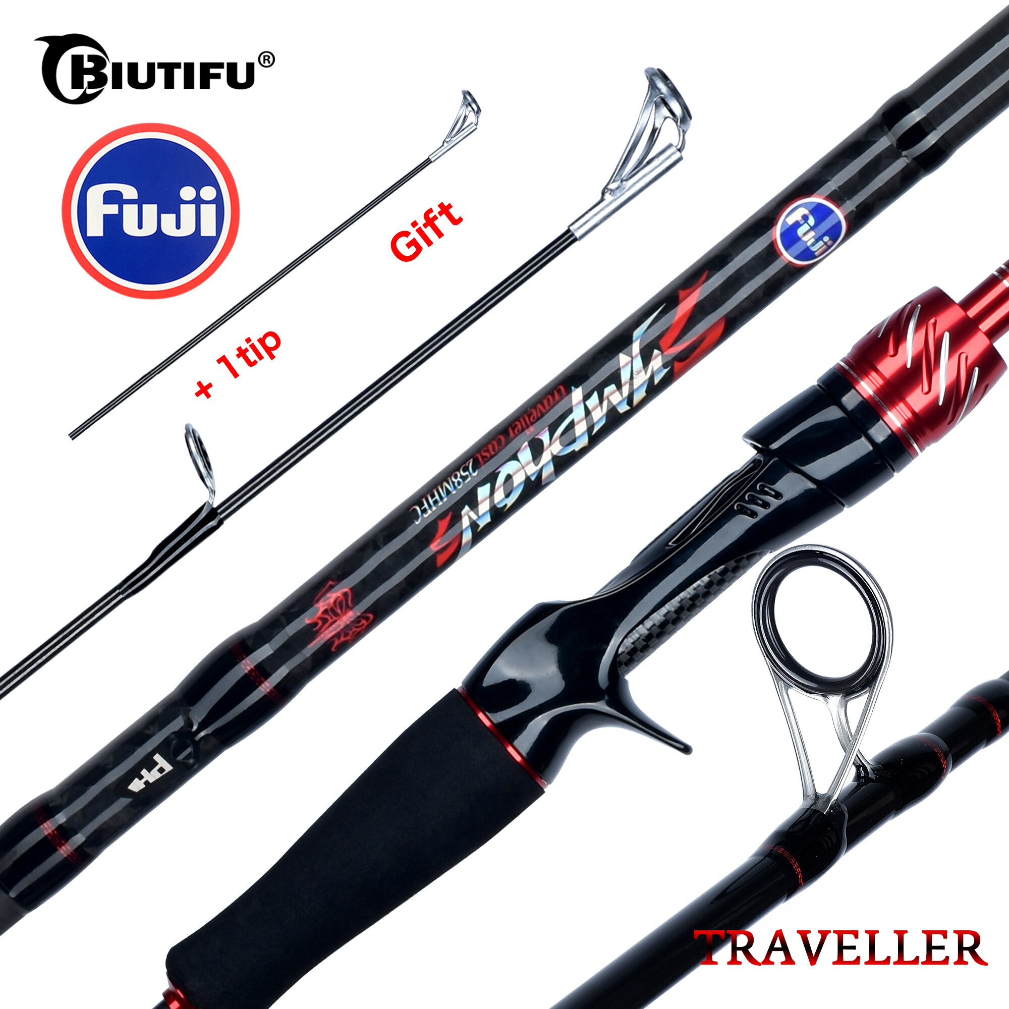 BIUTIFU Viaggiatore Spinning C - Fishing Rod Surf recensione e prezzo