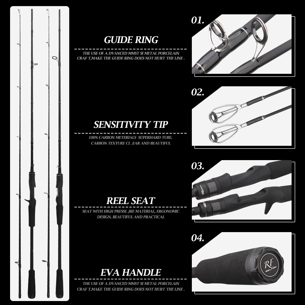 Canna da Pesca ROLLFISH in Fib - Fishing Rod Surf recensione e prezzo